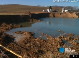 2012 Sinkholes on Ohio Sinkhole Devours Four Football Fields Of Land  Stretch Of State