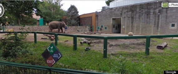 Google Street View Edmonton Valley Zoo