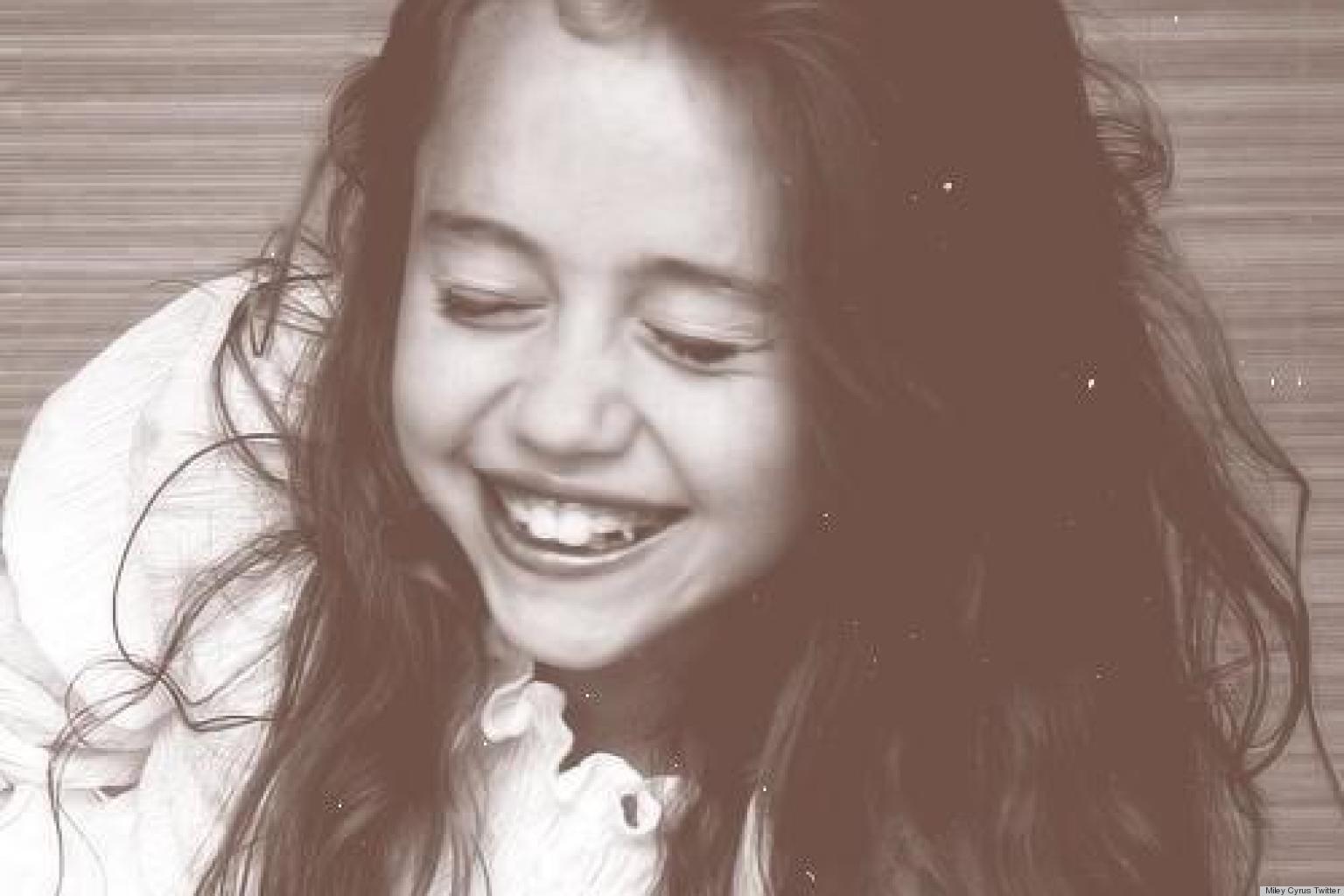 Arsch... miley cyrus as a little girl