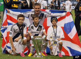 David Beckham Wins MLS Cup In Final Game For LA Galaxy (PICTURES)