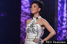 Nicole Wears Strange 'Terminator Glove' For X Factor Semi Final