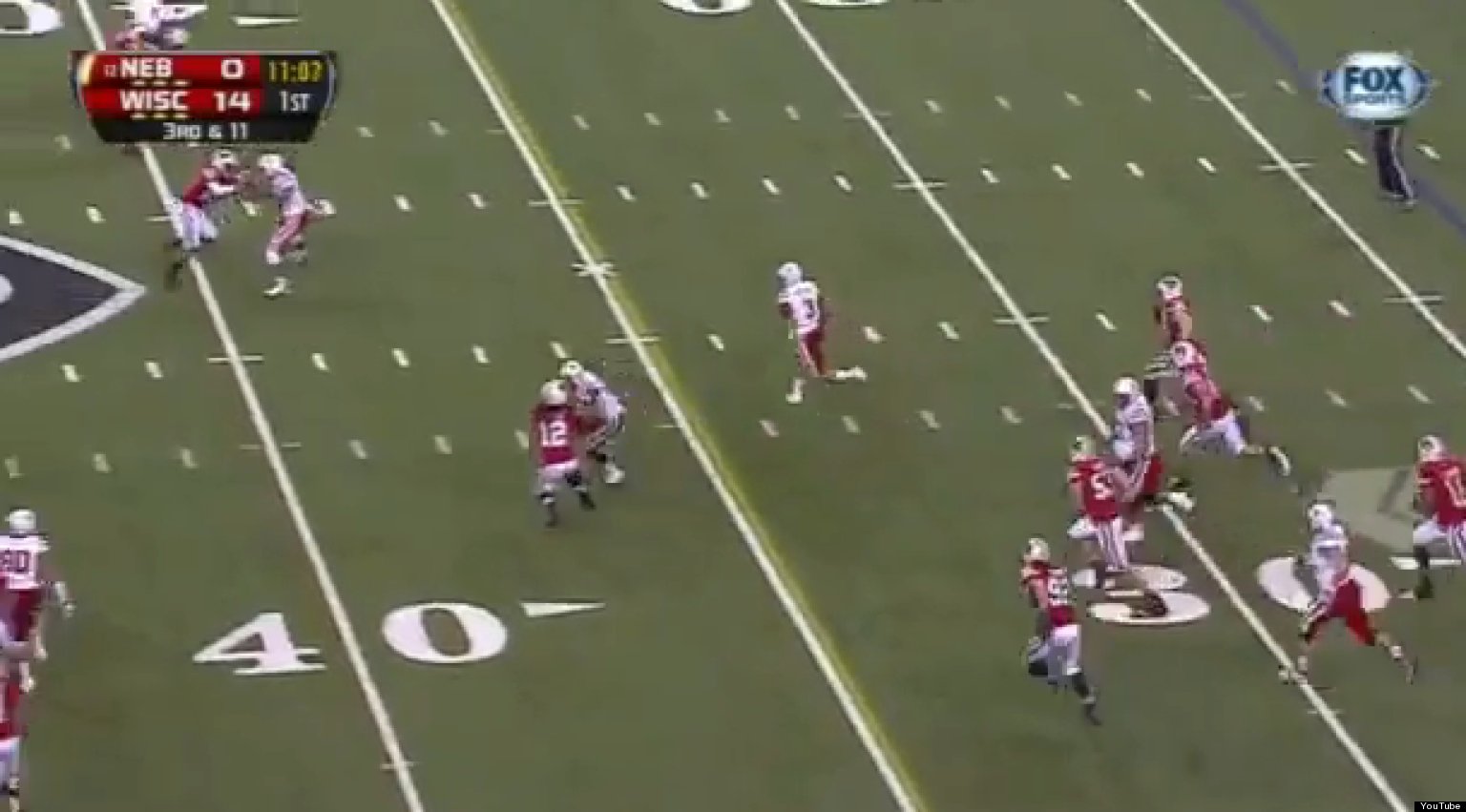 Taylor Martinez Touchdown Nebraska QB Scrambles For 76Yard TD Run