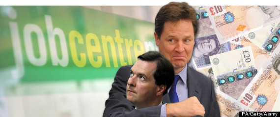 Osborne Clegg Benefit Cuts Splash