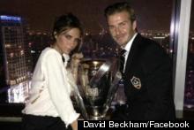 Say Cheese: David Beckham Post Family Snapshots To Facebook After Football Victory