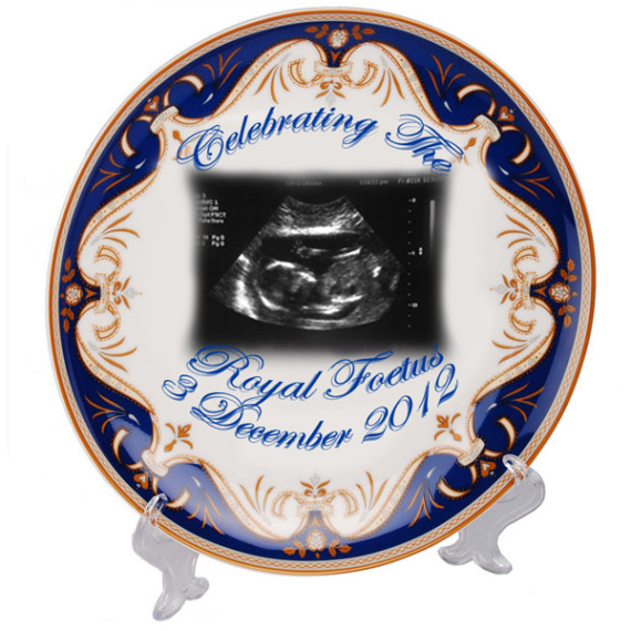 royal baby plate