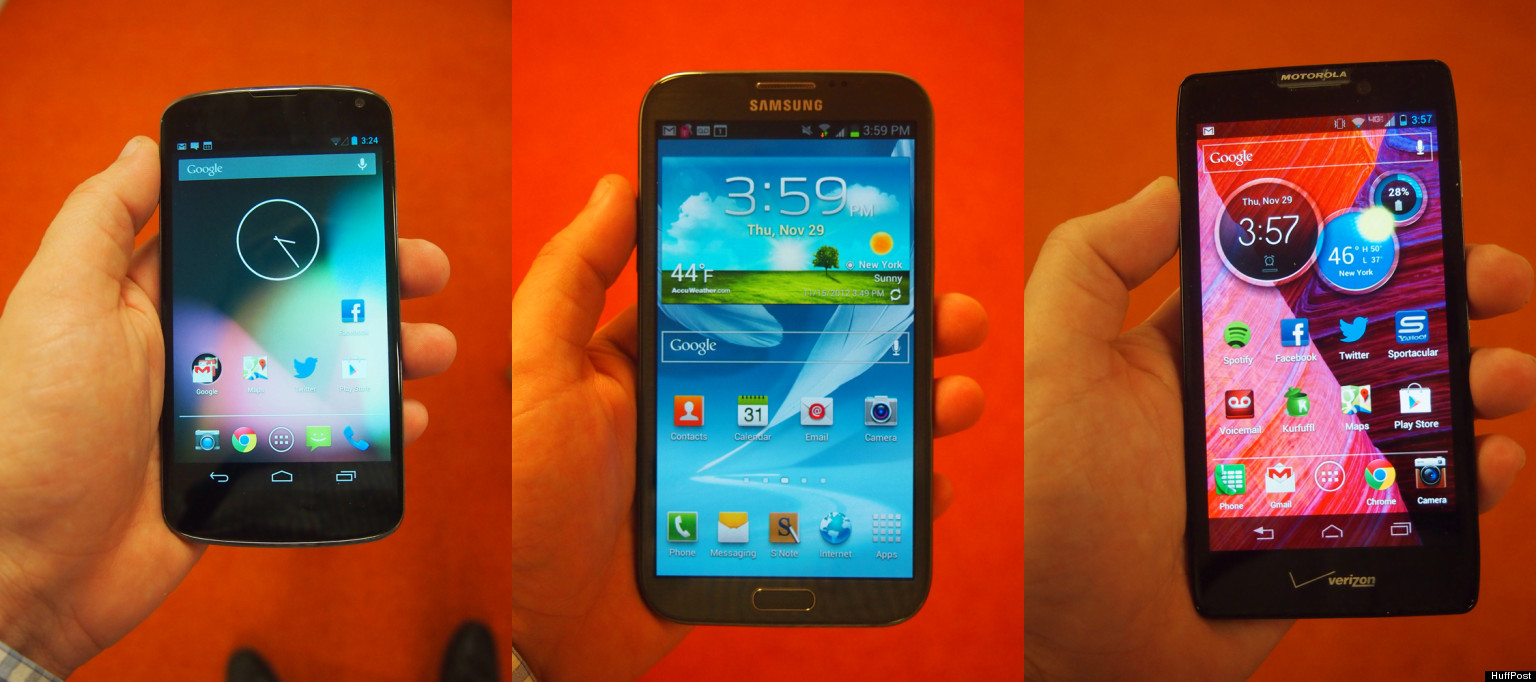 Android Smartphones Of 2012 The Agony And The Ecstasy Of The Android