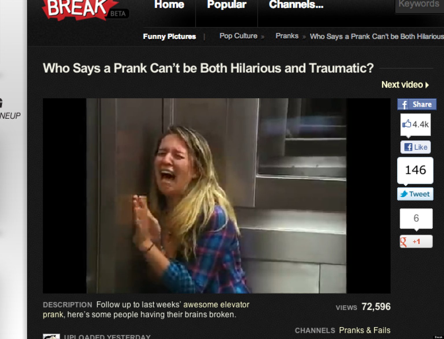 Elevator Coffin Prank Brazilian Tv Show Has Another Terrifyinghilarious Stunt Video Huffpost 