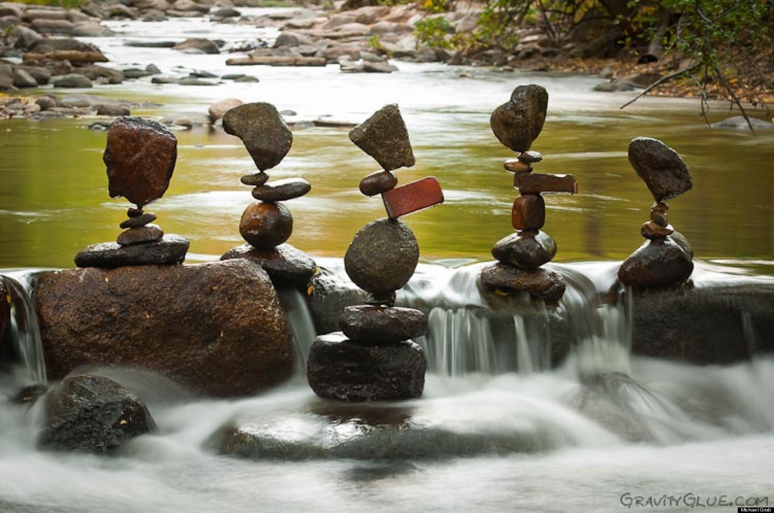 Michael Grab's Rock Sculptures Are Made Only From Balance And Gravity 