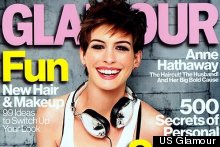 Anne Hathaway Goes Punk For US Glamour Magazine Cover