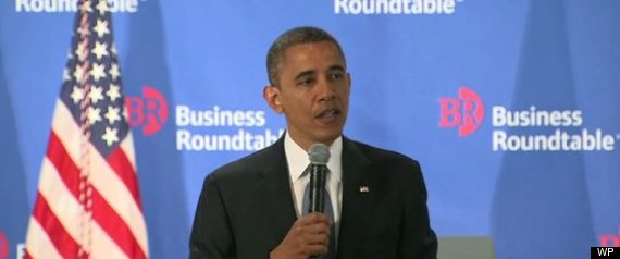 Obama Reporters Business Roundtable