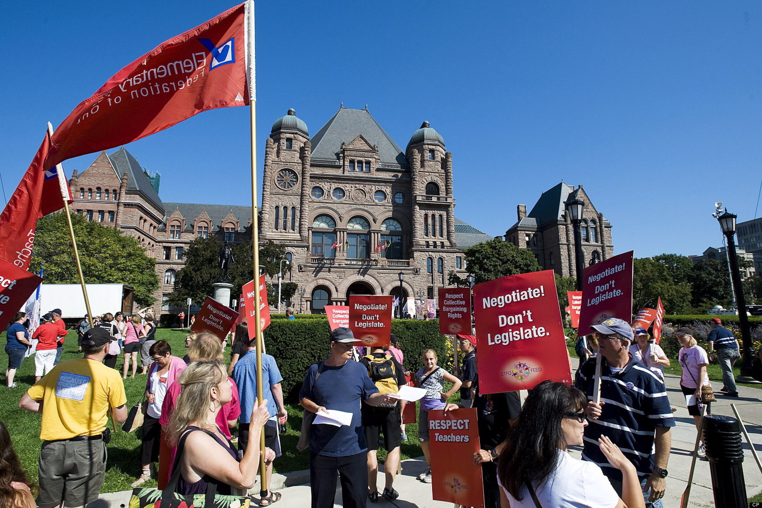 Ontario Teachers Strikes Planned For Monday