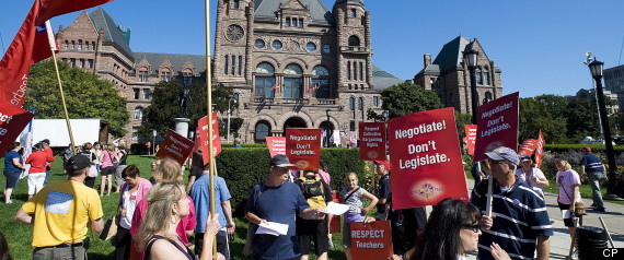 Ontario Teachers Strike Monday