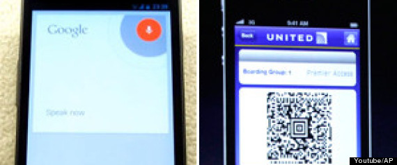 Google Now Passbook Ios6