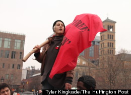 WATCH: Students March Through New York For Small School's Struggle