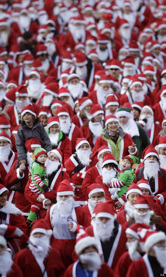 santa run
