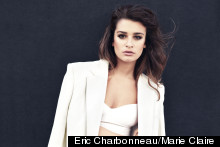 Cover Girl: Lea Michele Goes Glam For Marie Claire Shoot