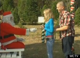 WATCH: Santa Pops The Question