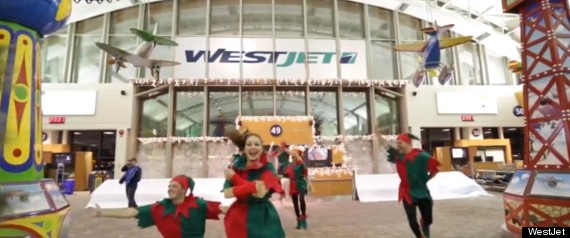Westjet Calgary Flash Mob