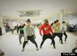 What Happens When Bieber's Dancers Get Stuck In An Airport... (VIDEO)