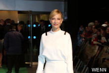 Cate Blanchett Is All White On The Night At The Hobbit Premiere In London