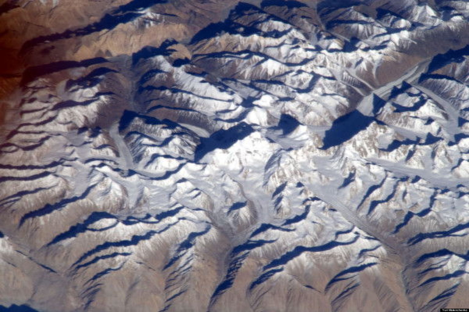Mount Everest Pictured From Space By Russian Cosmonaut Yuri Malenchenko