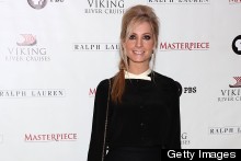 Downton's Joanne Froggatt Masters Sixties Chic In Monochrome Mini Dress