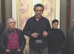 El PSOE veta a Amaiur en la firma conjunta por las pensiones (VÍDEO)