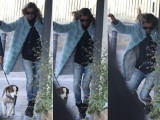 Kate Moss Falls Over As She Goes...