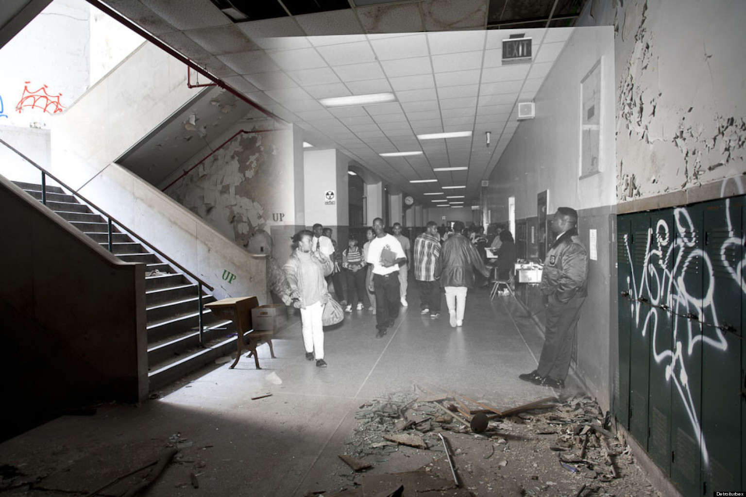 Cass Tech Photos Of An Abandoned Detroit School (PHOTOS) | HuffPost
