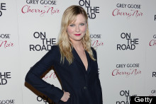 Kirsten Dunst Stuns In Christian Dior Tuxedo Dress For On The Road New York Premiere