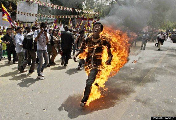 tibet protest