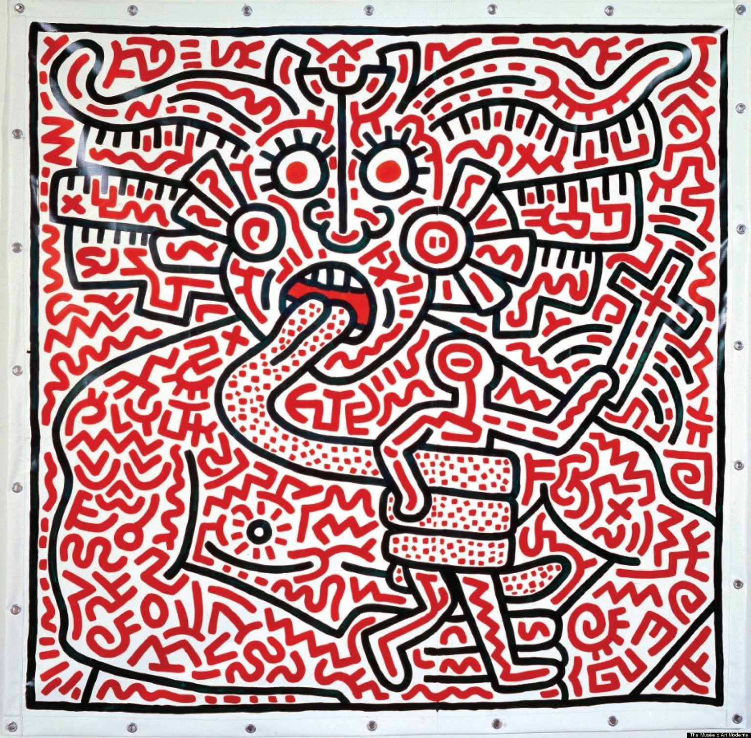 Keith Haring 'Political Line' At Musée D'Art Moderne Debuts In Spring