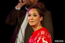 Myleene Klass Gets In The Christmas (Jumper) Spirit