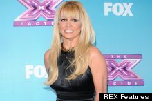 Britney Spears Goes Back To Black For USA X Factor Final 