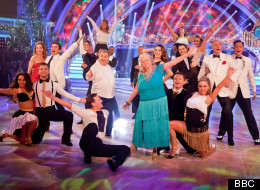 PICTURES: Fancy Footwork On The 'Strictly' Christmas Special 