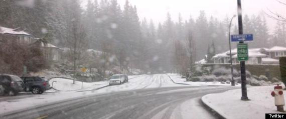 North Vancouver Snow