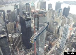PHOTOS: Putting An Escalator Atop One WTC
