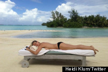 Life's A Beach For Heidi Klum