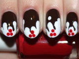 DIY Nail Art: Christmas Yule Log Manicure...