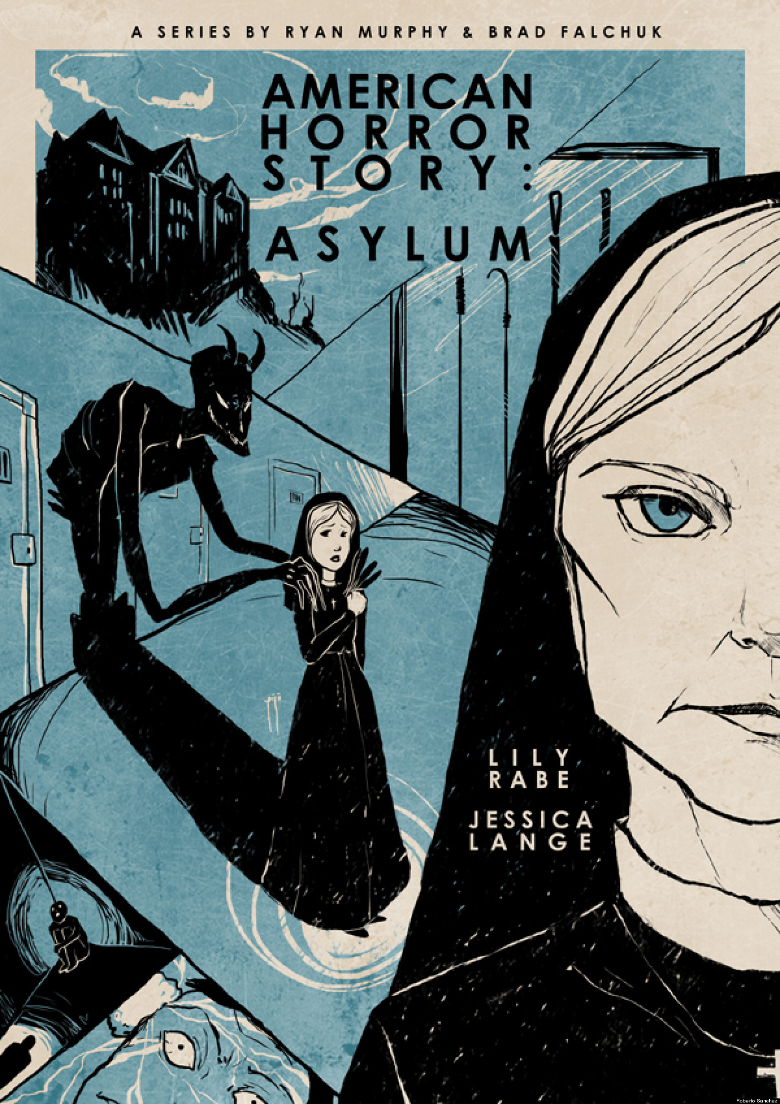 American Horror Story: Asylum\u0026#39; Poster, Vintage-Inspired (PHOTO)
