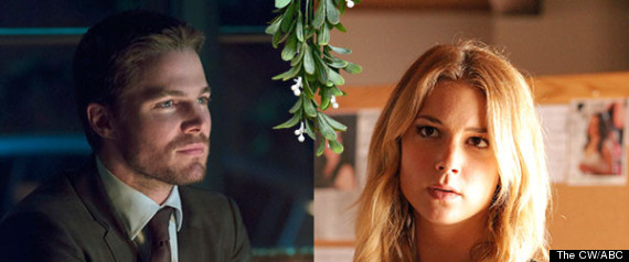 Tv Characters Mistletoe Pairings