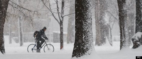 Bike Snow Winter