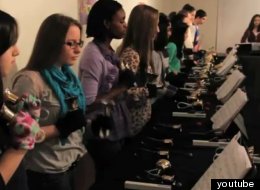 School Handbell Choir Takes On 'Rolling In The Deep'