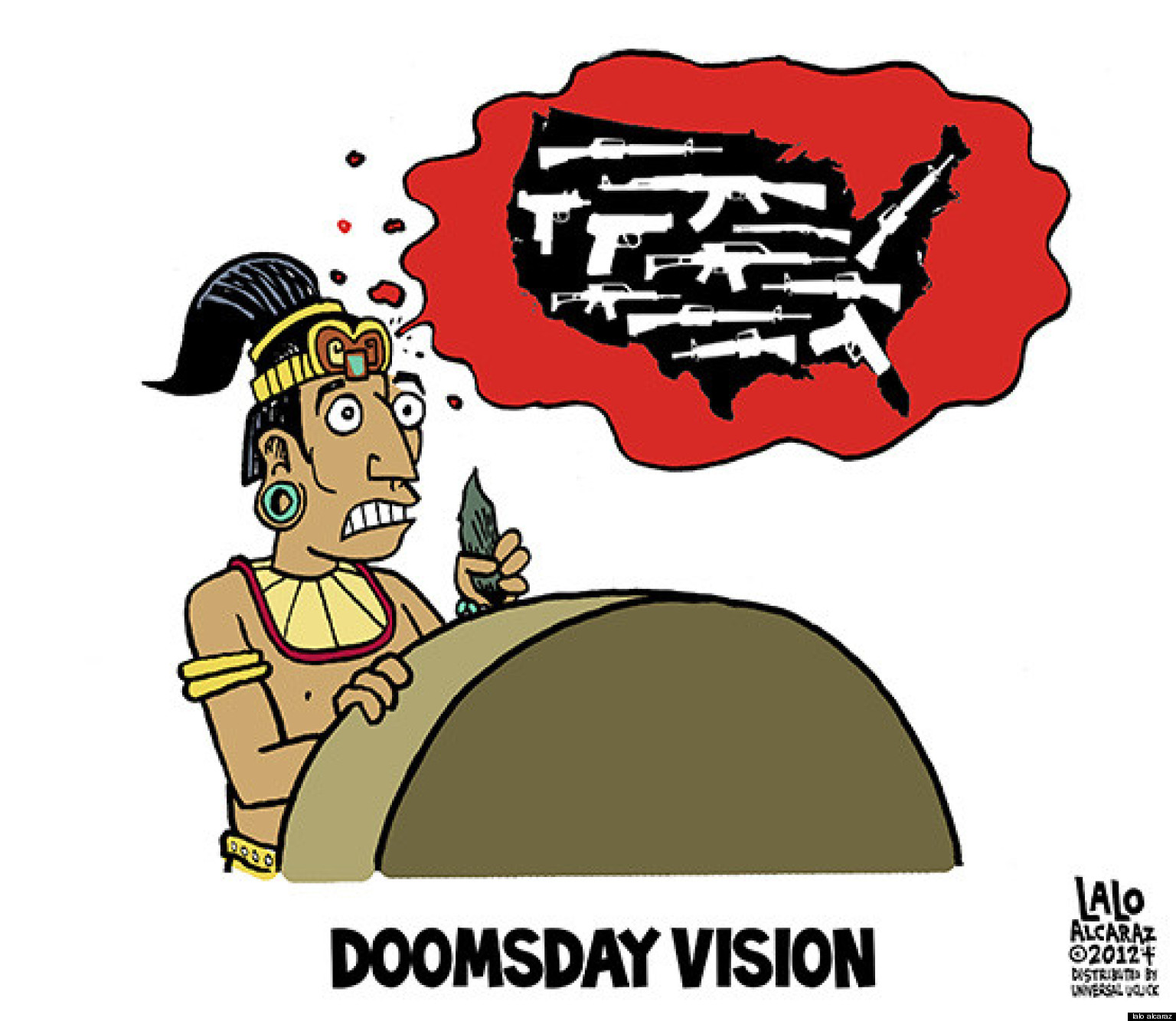 Mayan Calendar Doomsday Vision (CARTOON) HuffPost