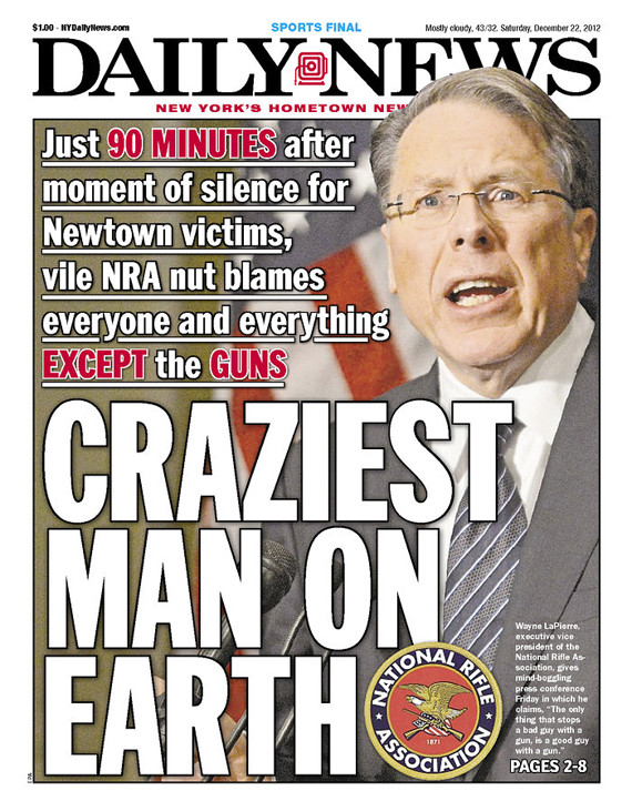 New York Post, New York Daily News Slam NRA's Wayne LaPierre | HuffPost