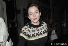 Anna Friel Gets In The Christmas Jumper Spirit