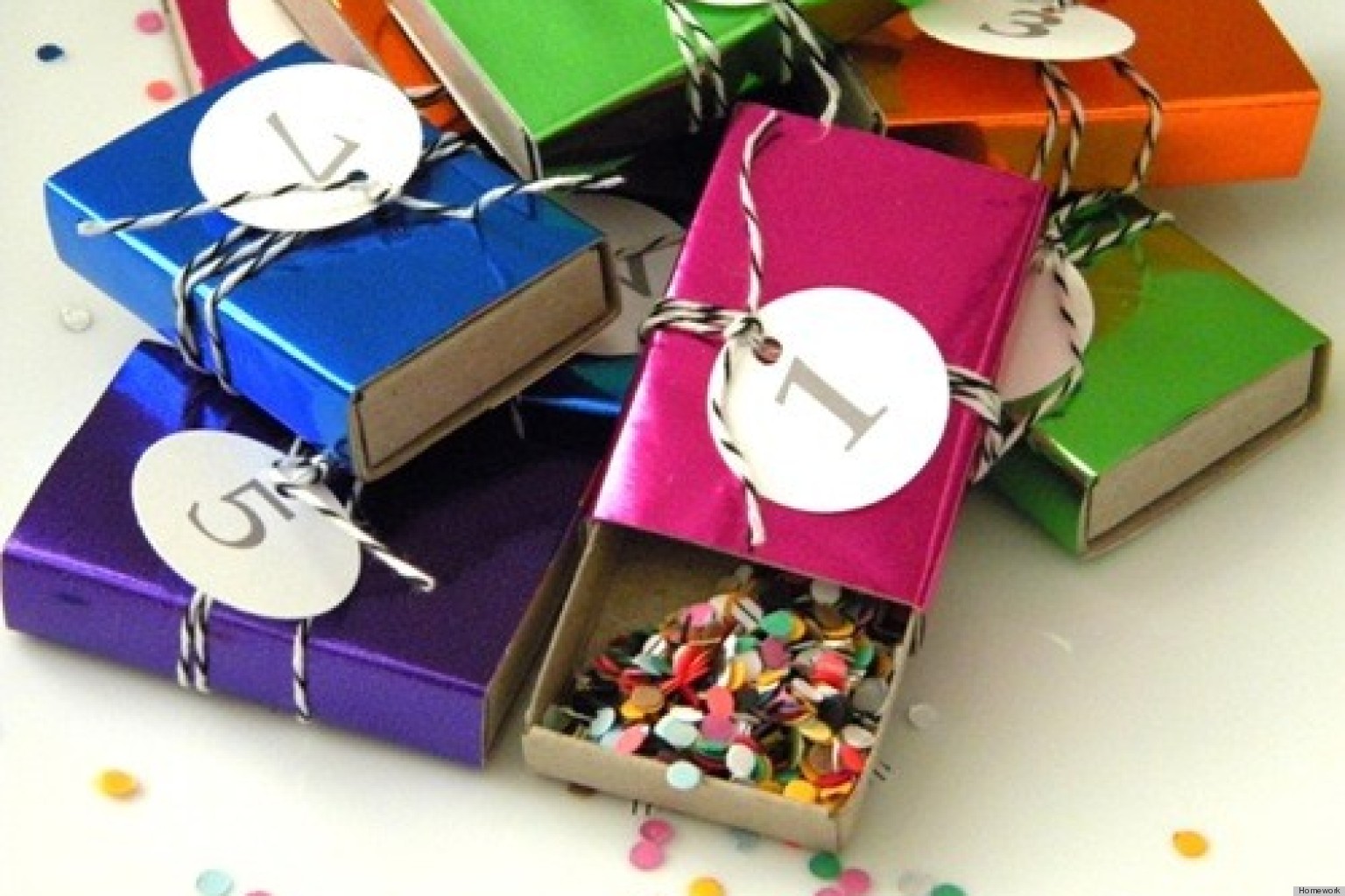 Create Matchboxes Full Of Confetti For Your New Years Eve Celebration