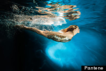 Water Baby: Cat Deeley Stars In Pantene's Aqua Light Ad