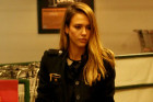 Jessica Alba's Pedicure Flip-Flops Aren't Exactly Supermarket-Appropriate...