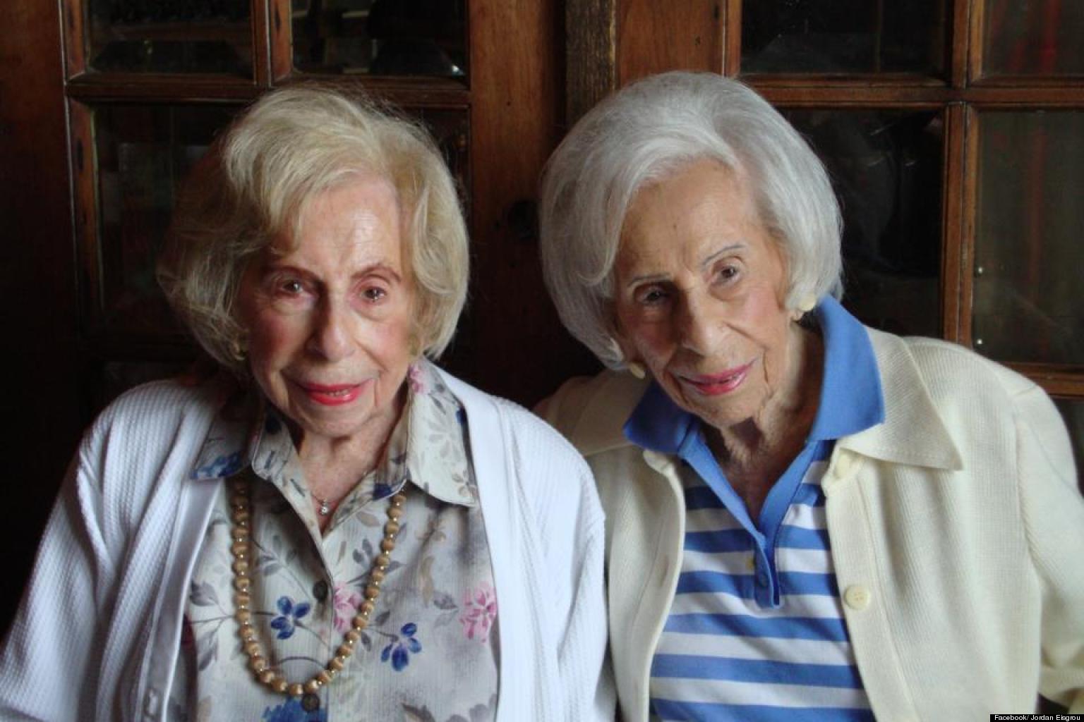 Oldest Living Identical Twins Charlotte Eisgrou And Ann Primack Turn 103 Photo Huffpost